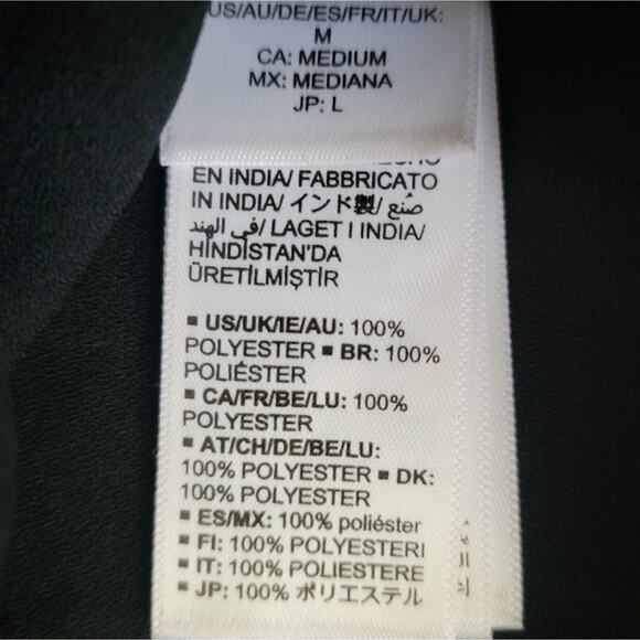 MAKING THE CUT Women's Palazzo Pant with Back Elastic Size Medium Black - Picture 6 of 7